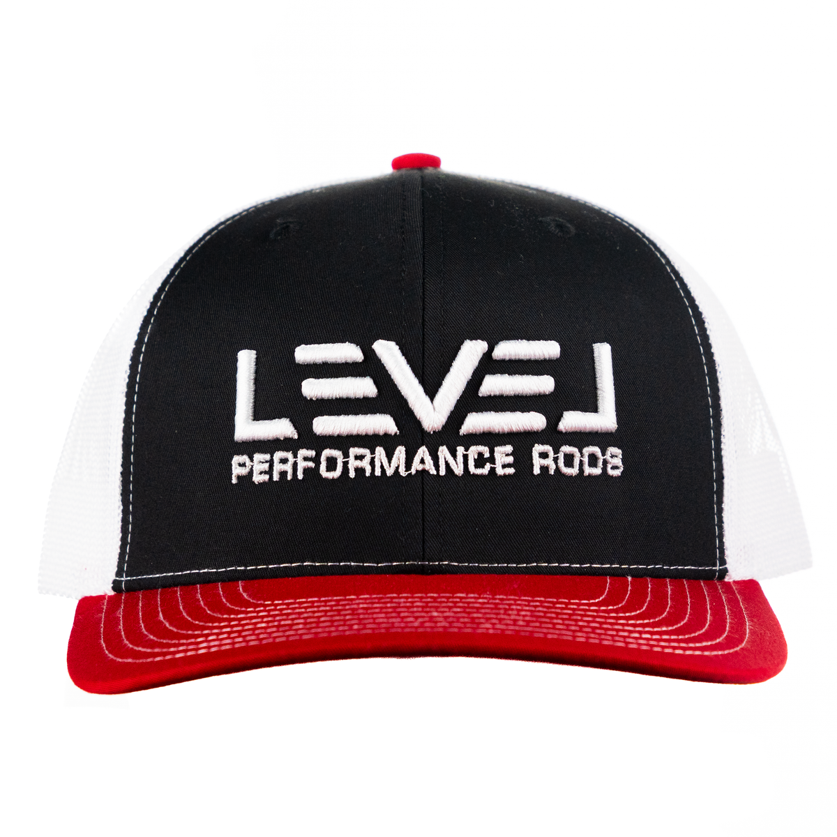 Level Performance Red, White, and Black